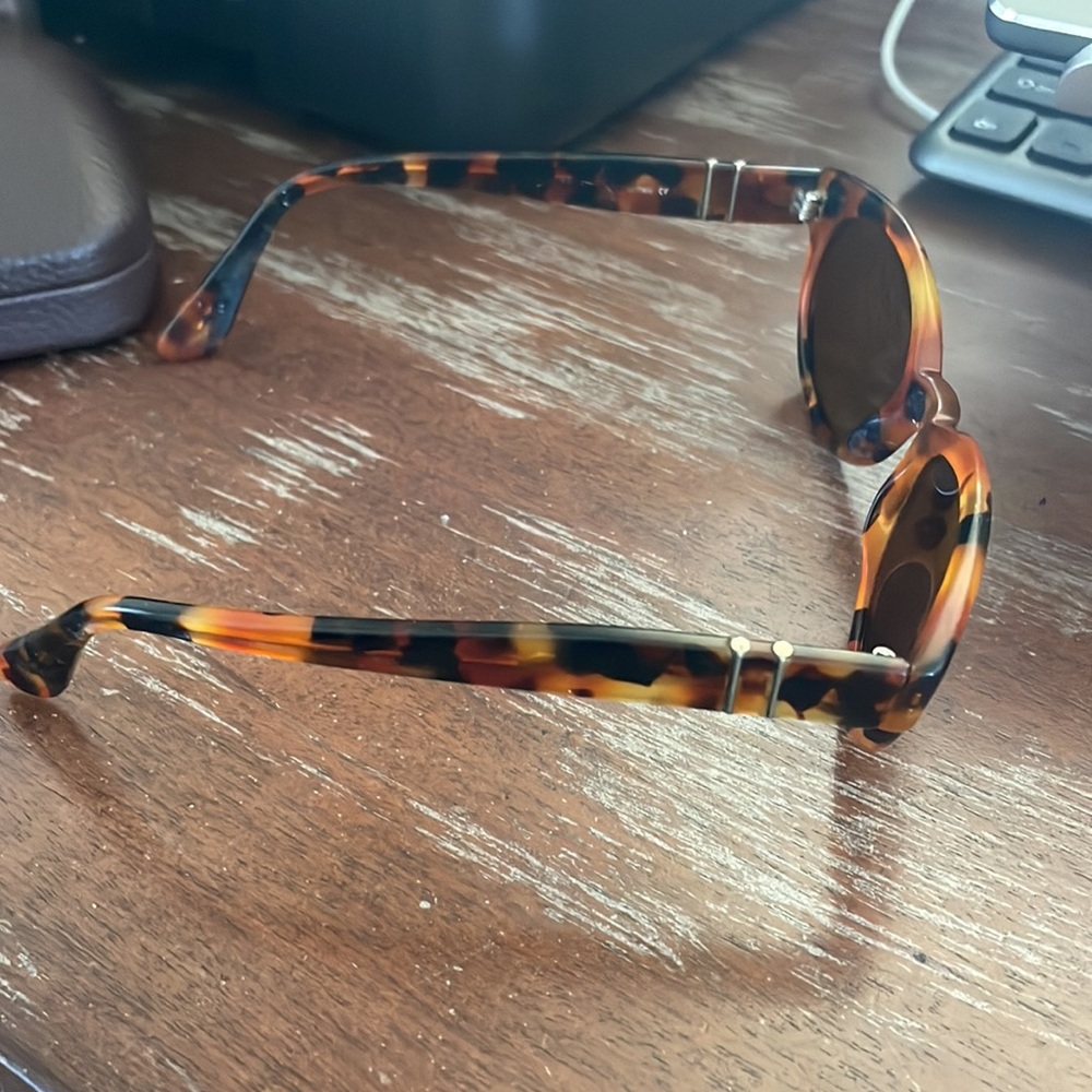 Persol vintage EF803 sunglasses with Persol box and case tortoise brown - Picture 9 of 16